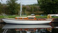 Classic British Folkboat. 1962