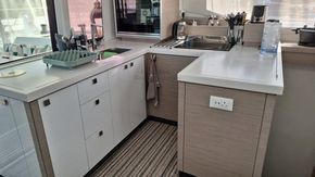 Fountaine Pajot Astrea 42 Upgraded for Off-grid cruising - Galley