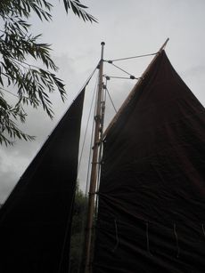 Classic 17-ft gaff-rig yacht &quot;Sprite&quot;