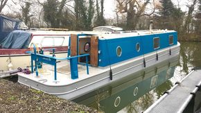 The rear deck is large for easy outside relaxation