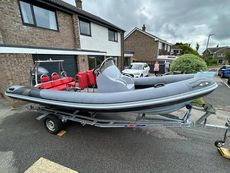 Ribeye A600 150hp Yamaha with Grey hul