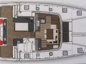 Lagoon 40 Catamaran - Layout Plan