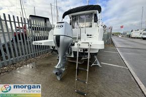 Jeanneau-Merry-Fisher-695-Series-2-Sylvia-Jean-boarding-ladder