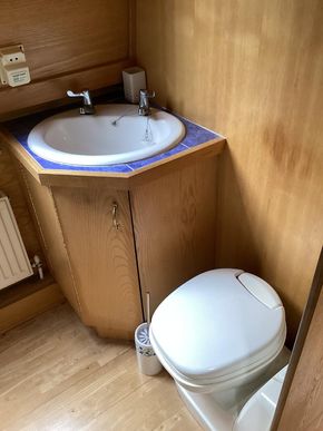 Vanity unit and toilet