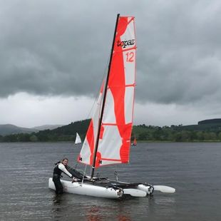 Topper Topaz 12 CX Catamaran Dinghy Sail