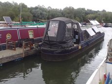 Refurbished classic narrowboat