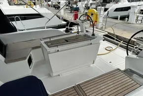 Beneteau Oceanis 51.1 yacht deck, 2023 model, featuring modern design and spacious layout.