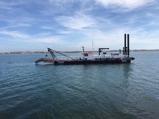 'Cegonha' - dismountable cutter suction dredger,450 mm discharge dia. 