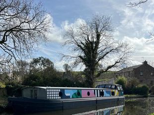  Wide beam canal barge 12ft 6 x 60ft