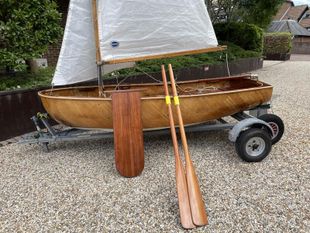 9ft. FAIREY DUCKLING GUNTER RIGGED SAILING DINGHY