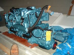 Fitting of new perkins 135HP 6 cylinder