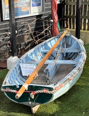 10ft Clinker wooden dinghy with Lug rig, 2016.