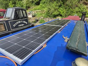 Solar panels fitted