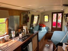 interior dining / bed area