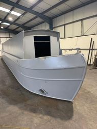 57ft narrow boat hull …