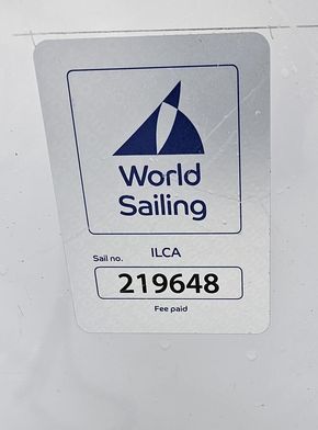 World Sailing Cert - Sail #