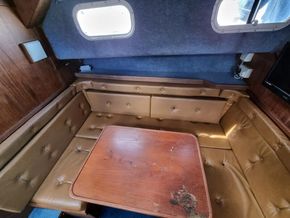 Galley/dining table/double bed