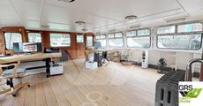 Vintage Day Ferry for Conversion (no engines) // 30m / 607 pax Accomodation Vessel for Sale / #1134709