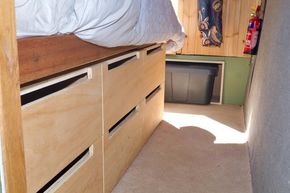 drawers under bed