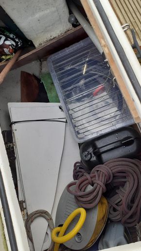 huge cockpit locker
