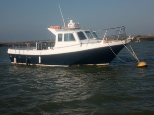 Charter angling boat