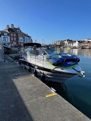 Orca Bay waiting pontoon Weymoth