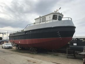 Workboat with cran