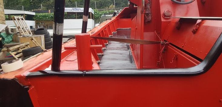 Aluminium rib 6 metre