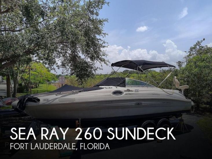 2007 Sea Ray 260 sundeck