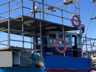 Ex fishing boat stainless rigging