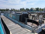 Venetian Queen 55' reverse layout cruiser stern @ Roydon Marina 