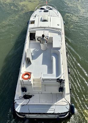 Vue aerienne en navigation