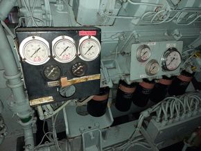 mitsubishi s12r ship engine used 
