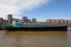 Thoughtfully reimagined Humber Keel two-bedroom houseboat 