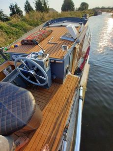 All steel dutch barge cruiser