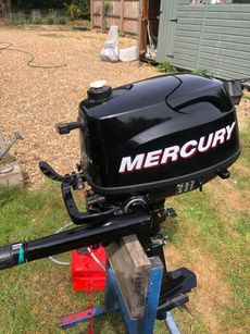 Mercury 6hp. Outboard short shaft.
