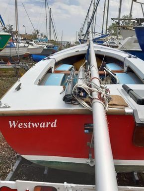 Cockpit of Devon Yawl