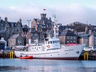 Norwegian ice classed rescue vessel
