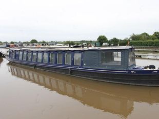 Bilando, 57ft Cruiser style narrowboat, 1985.