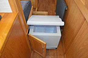 Freezer below dinette