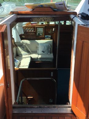 Saloon from aft deck