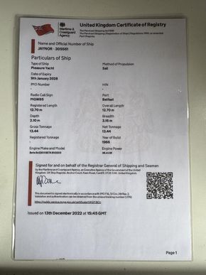 Part 1 registration