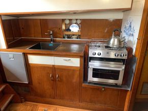 Steel Ketch Motor Sailor Steel Ketch One-off steel auxiliary ketch motorsailer - Galley
