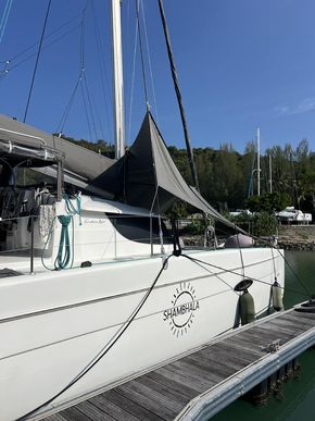 Fountaine Pajot Lipari catamaran for sale in Rebak Marina Langkawi 