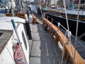 Starboard side deck