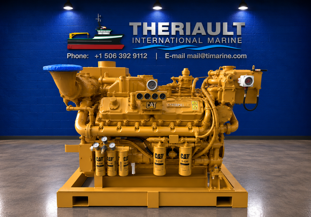 CATERPILLAR 3412C MARINE ENGINE – 720 HP @ 1800 RPM– OVERHAULED