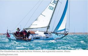Shot of Vida taken some time ago and used in the PBO article 'Best cruising boats under 30 feet' . April 14 2022