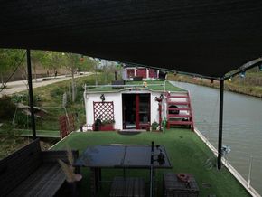 Luxemotor Dutch  Barge Live aboard - Deck