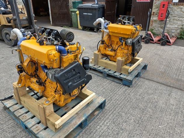 JCB Mermaid J444-NA63 85hp Marine Diesel Engine 2014 (PAIR AVAILABLE)