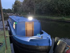External with lights on